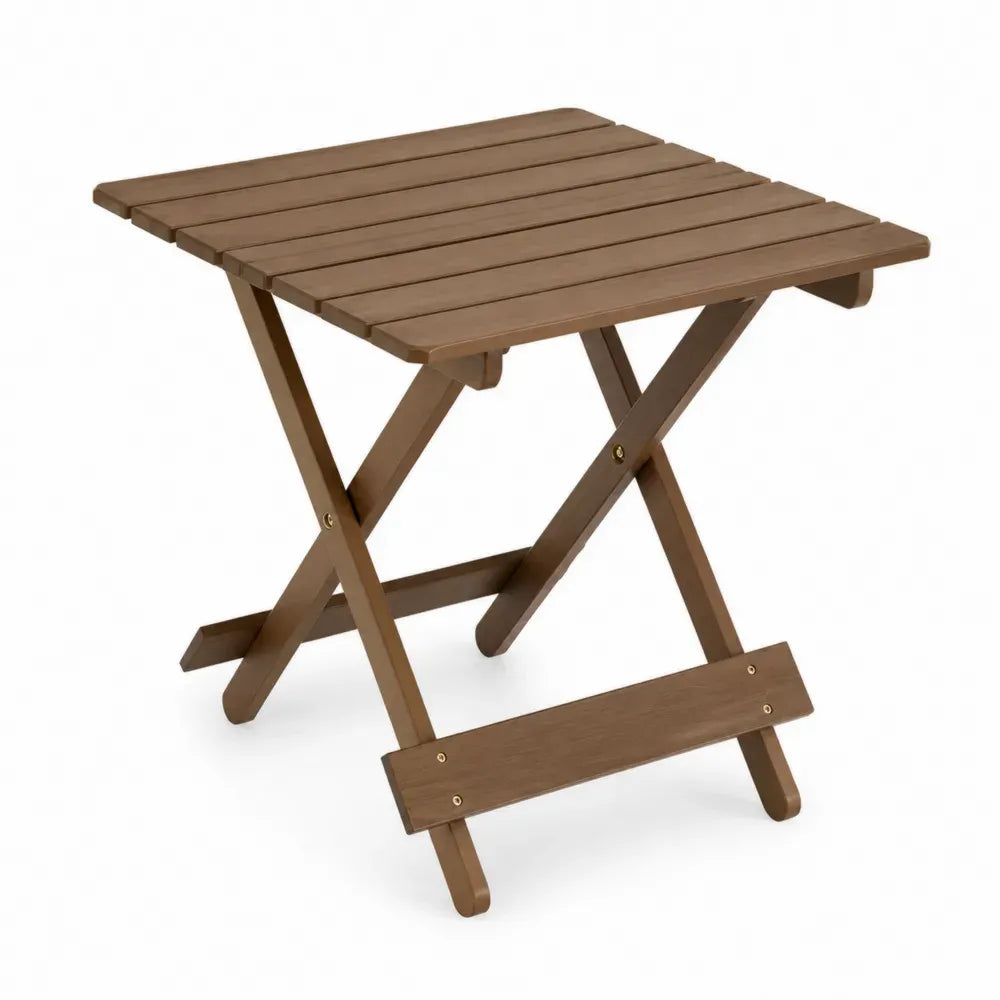 Gartentisch aus Akazienholz Klappbar Braun 60x60x75 cm