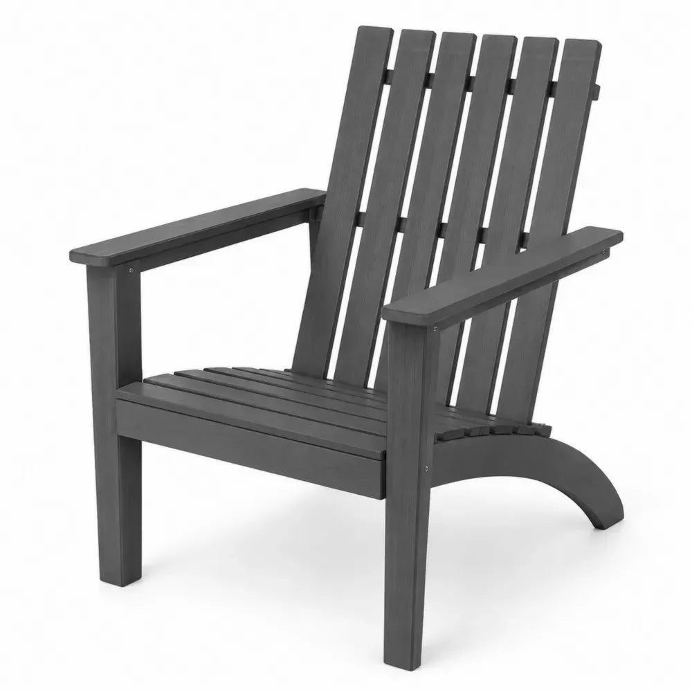 Gartenstuhl Holz Dunkelgrau 85x75x88 cm