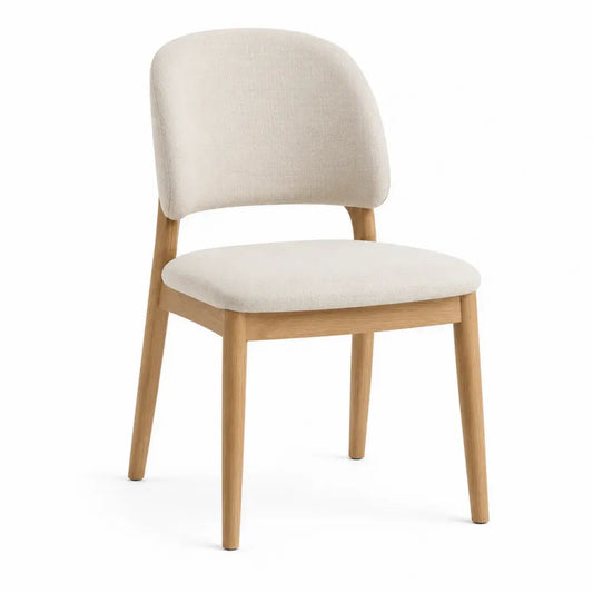 Esszimmerstuhl Holz Beige 84cm